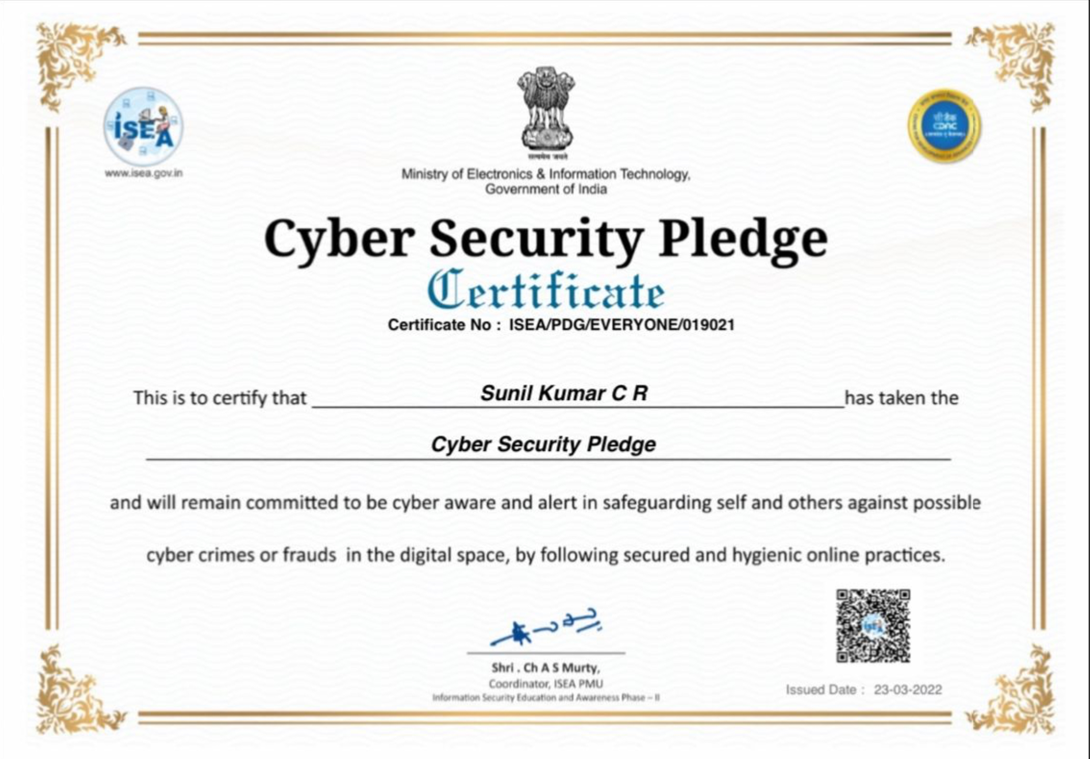 Cyber Pledge